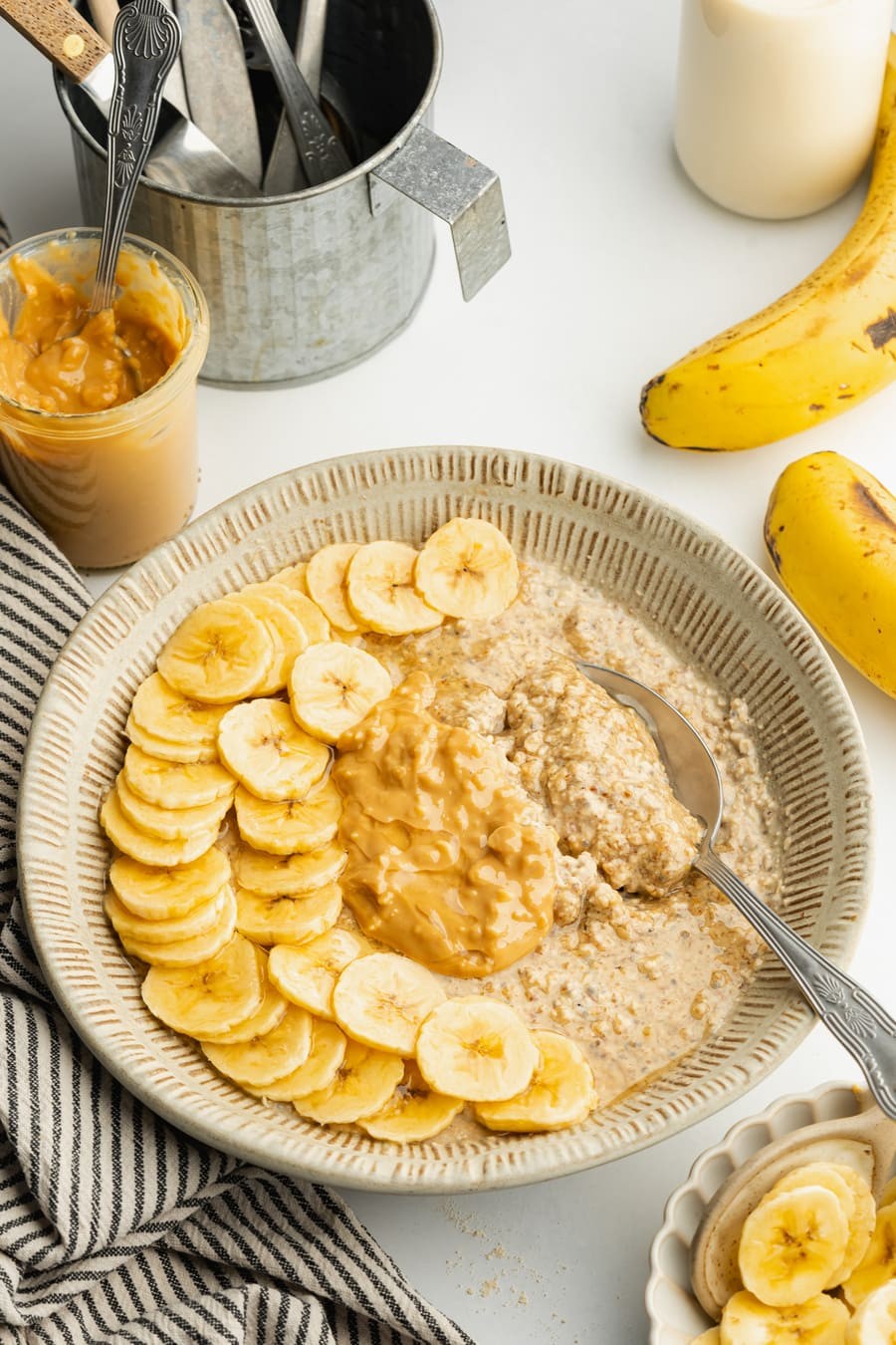 Banana Protein Porridge Bowl