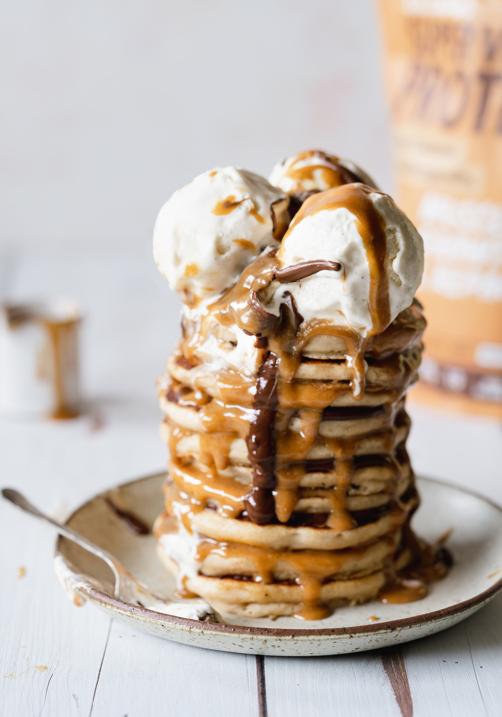 Salted Caramel Pancakes
