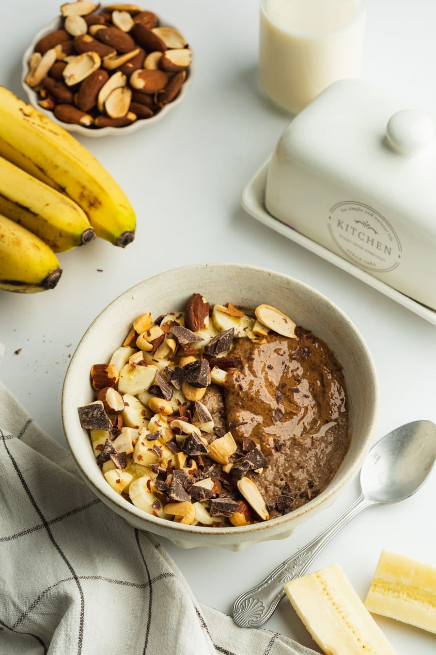 Porridge Proteico Carruba & Banana