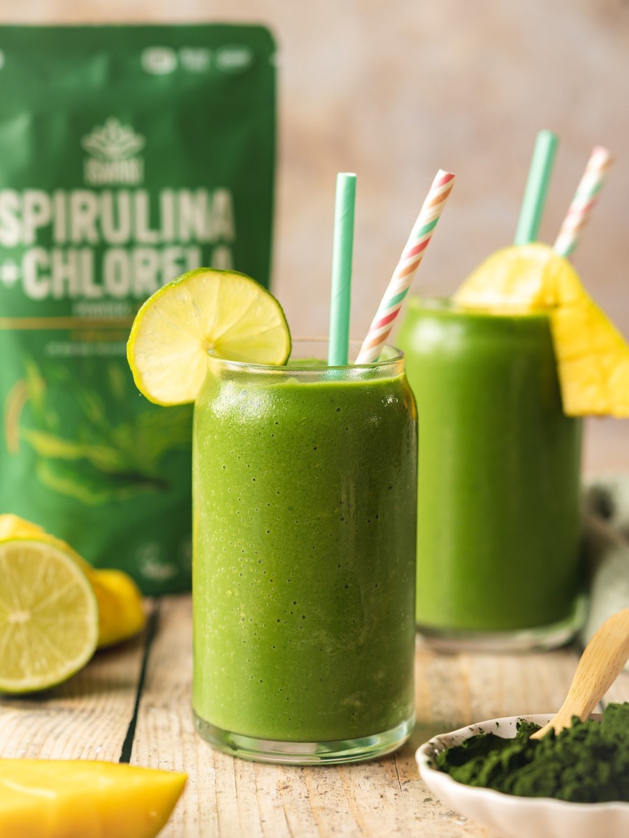 Spirulina Chlorella Green Smoothie