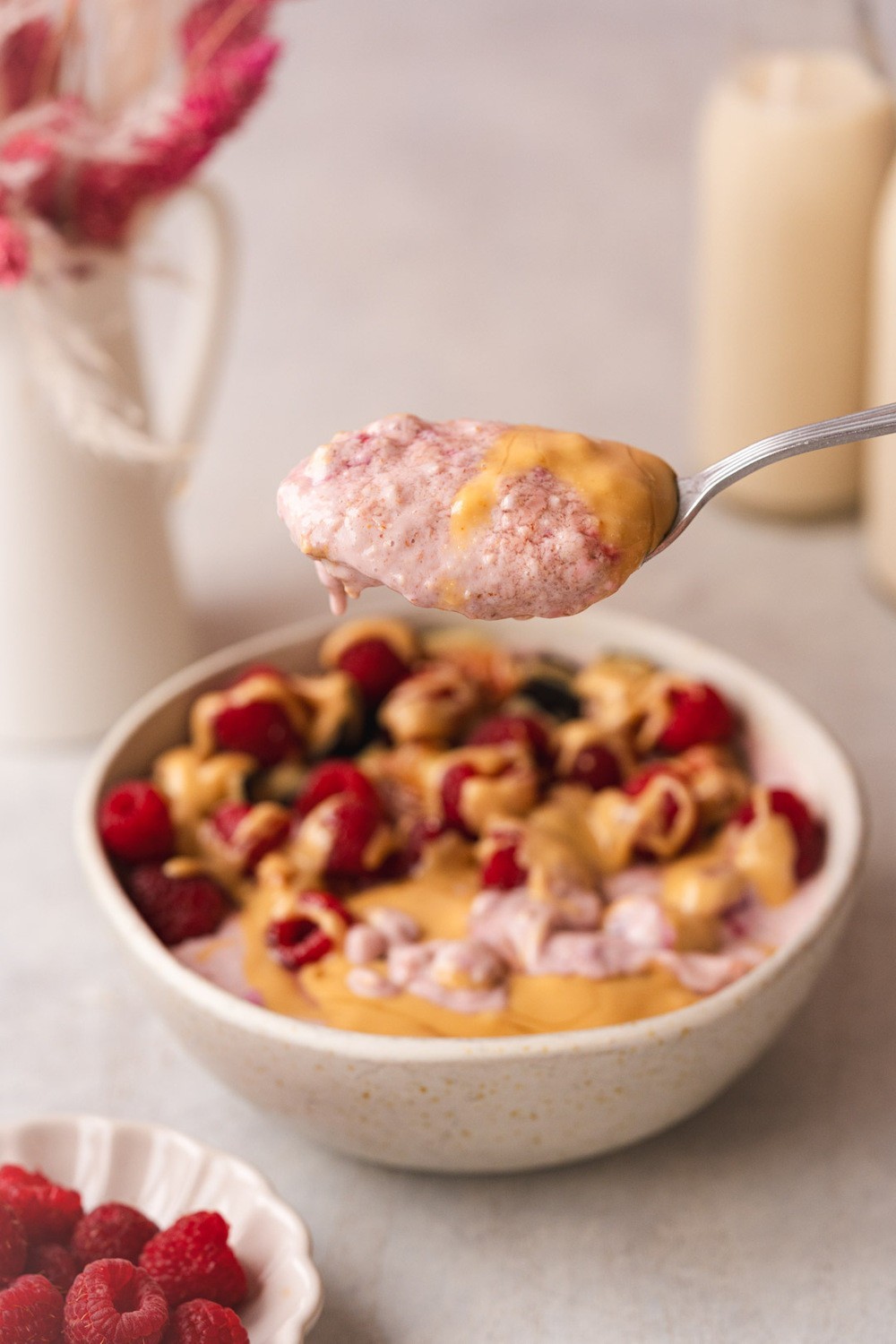Buddha Himbeer Joghurt Bowl