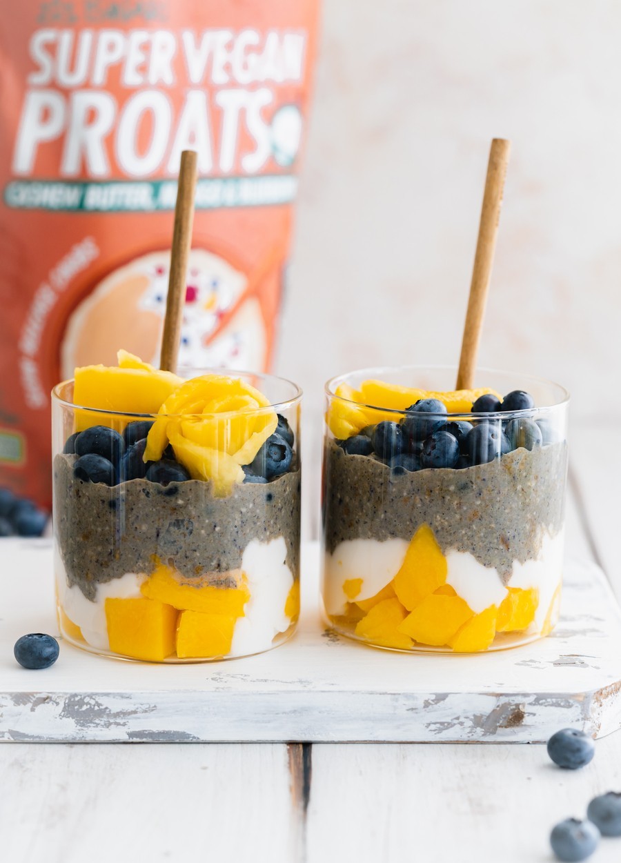 Mango Blaubeere Proats