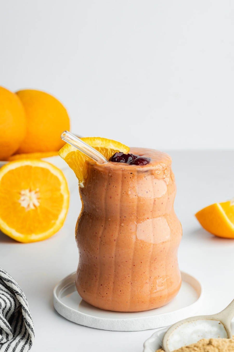 Smoothie Immunity con Ciliegia, Arancia e Mango