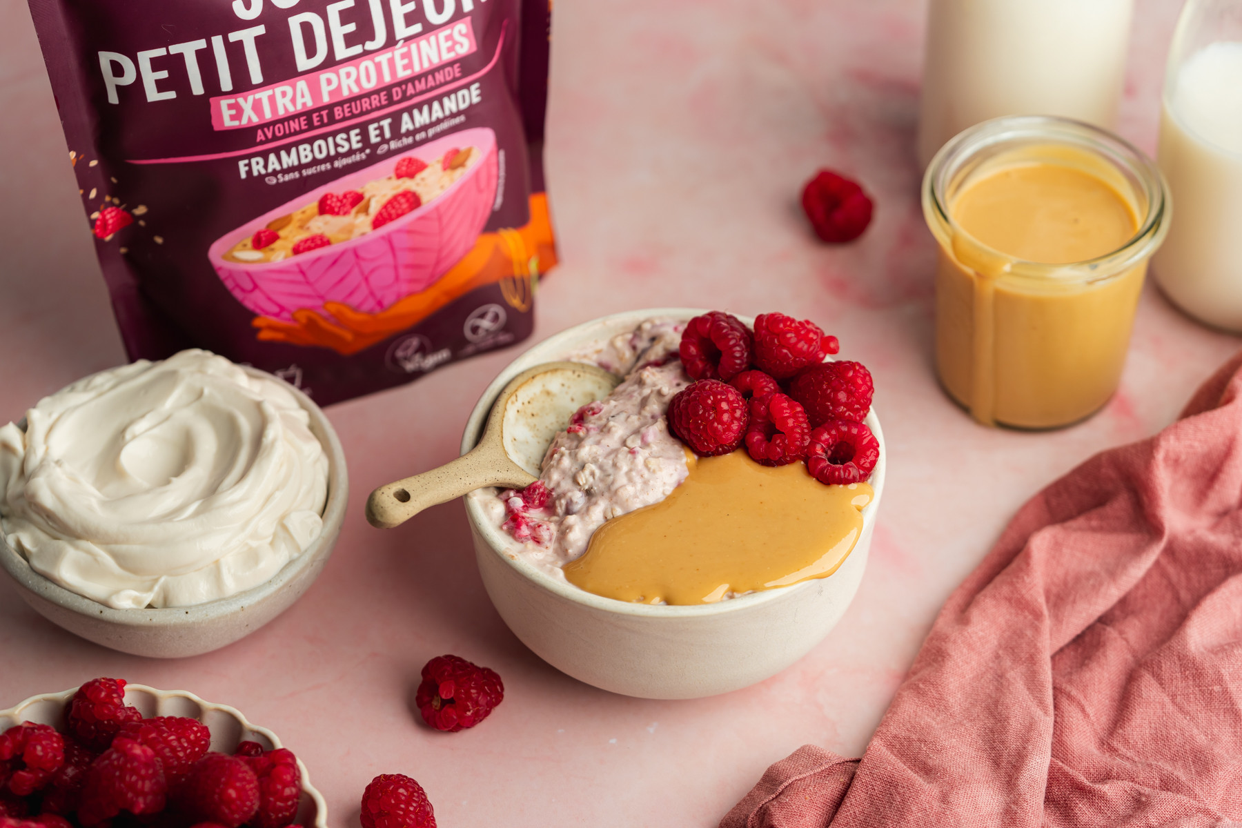 Bowl de Yaourt Super Petit-Déjeuner de Framboise