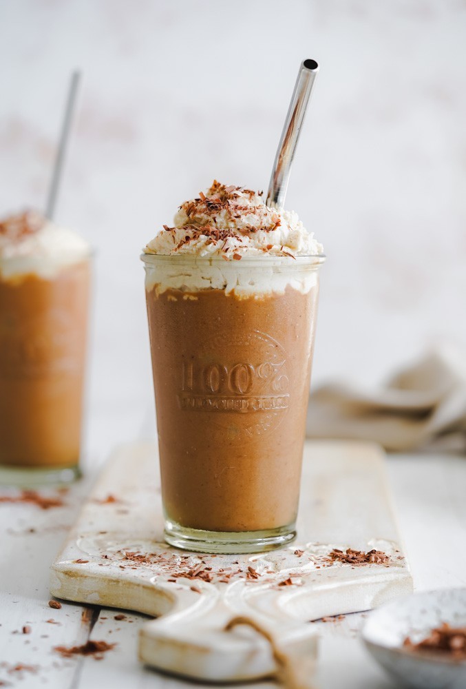 Schokoladen Haselnuss Protein Shake
