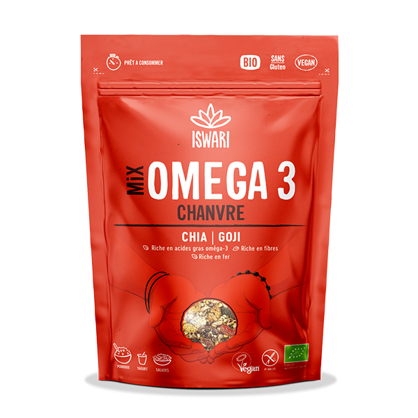 Mix Omega 3 Canhamo Sementes Frutas Bio 200g PTFR