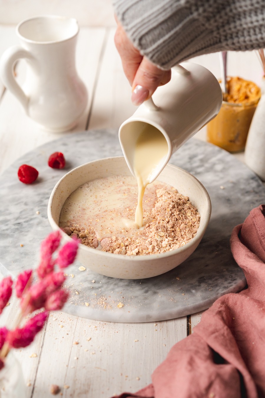 Super Petit Dejeuner Framboise et Beurre de Cacahuète 4