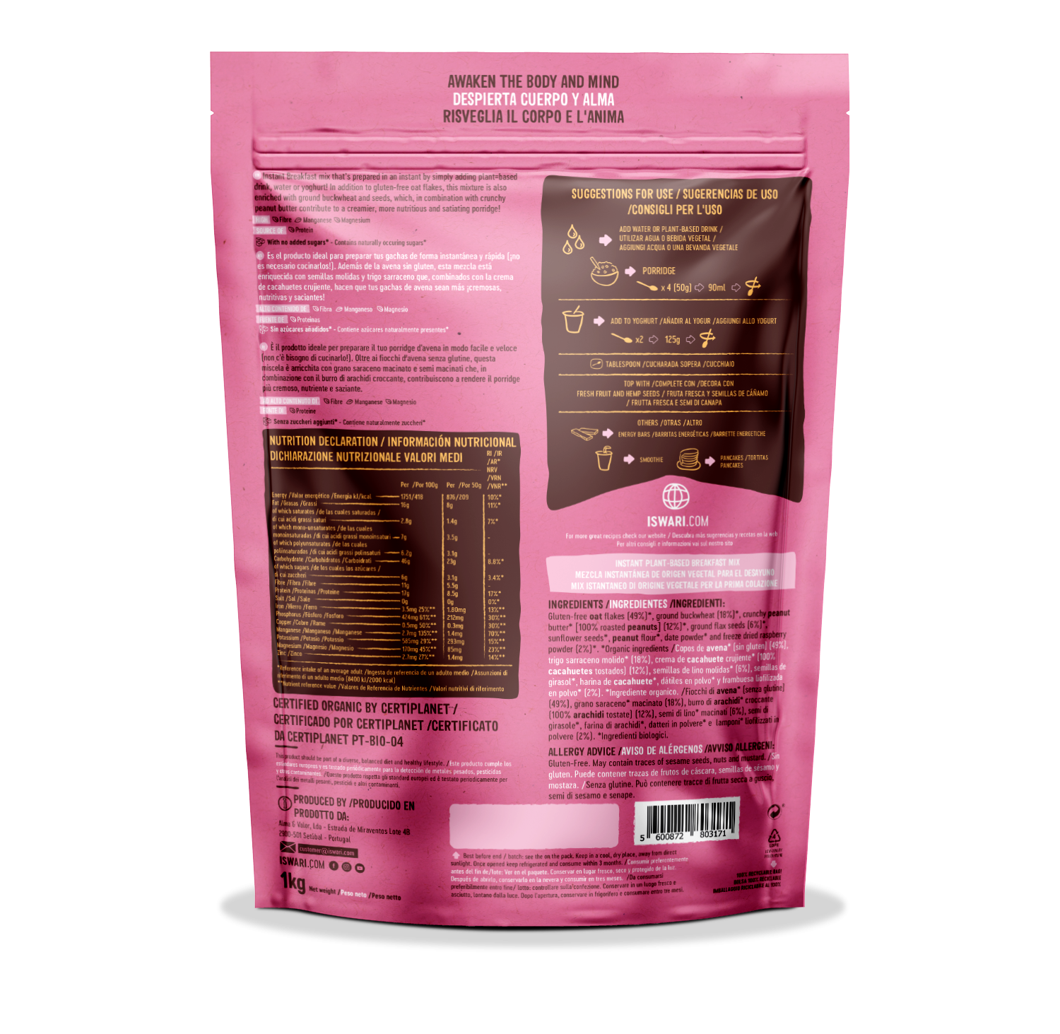 Super Breakfast Peanut Butter and Raspberry 2