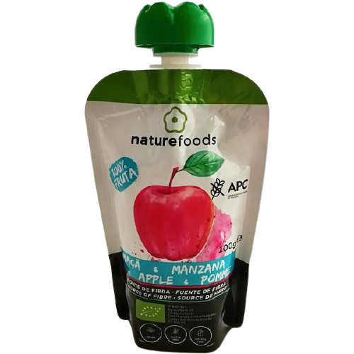 Pulpa de Manzana Biológica - Naturefoods (100g) 1