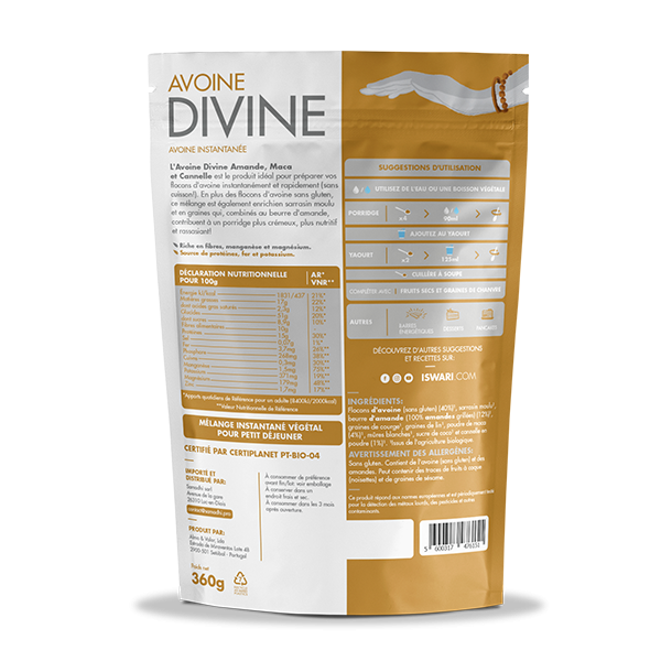 Avoine Divine Amande, Maca & Cannelle 2