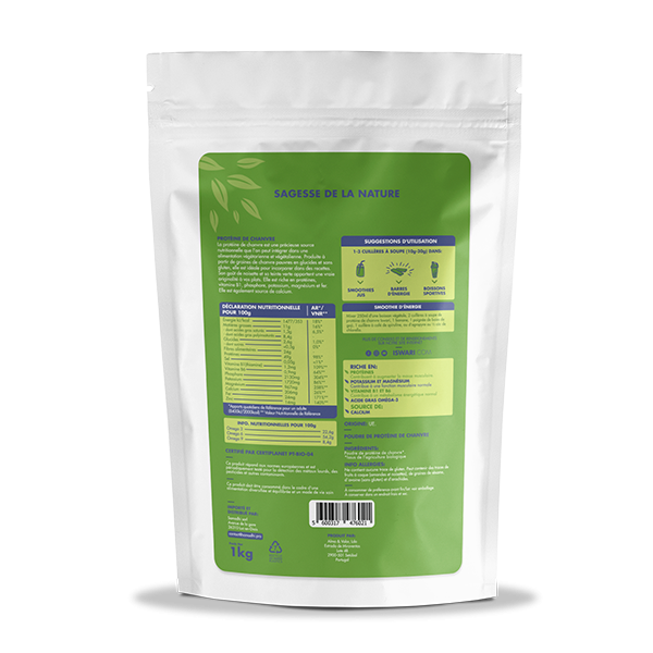 Protéine de Chanvre en Poudre Bio 2