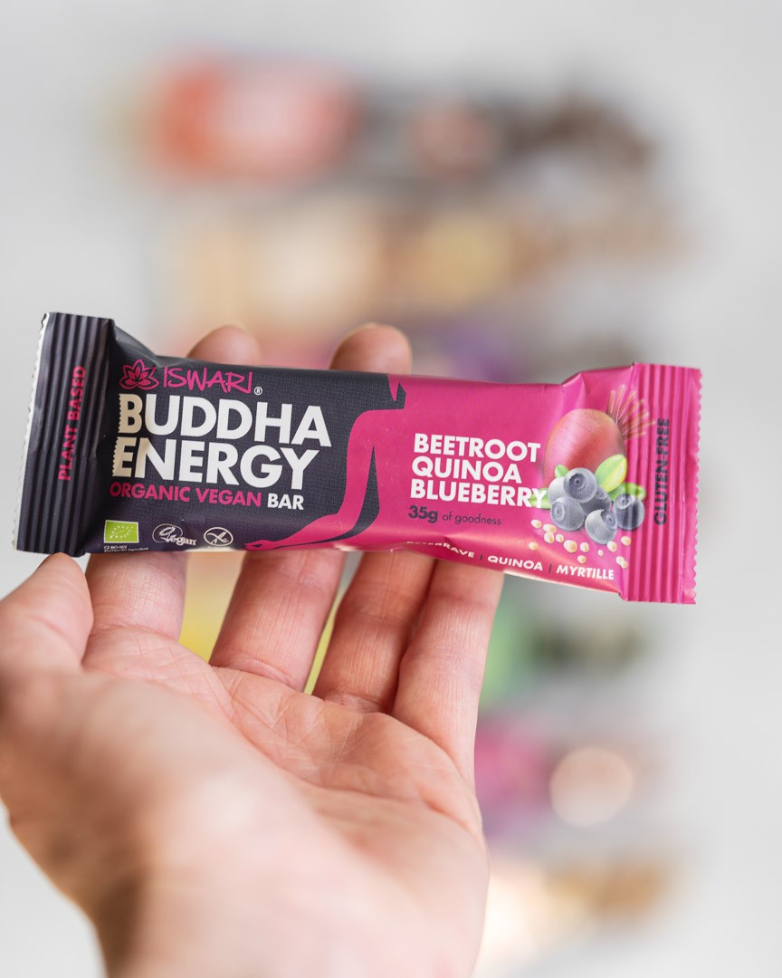 Buddha Energy Bar Betterave, Quinoa et Myrtille (15x35g) 5
