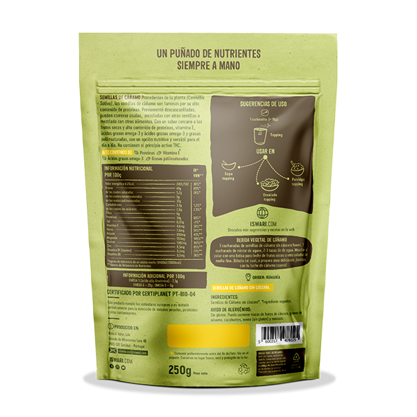 Semillas Cáñamo Sin Cascara 2