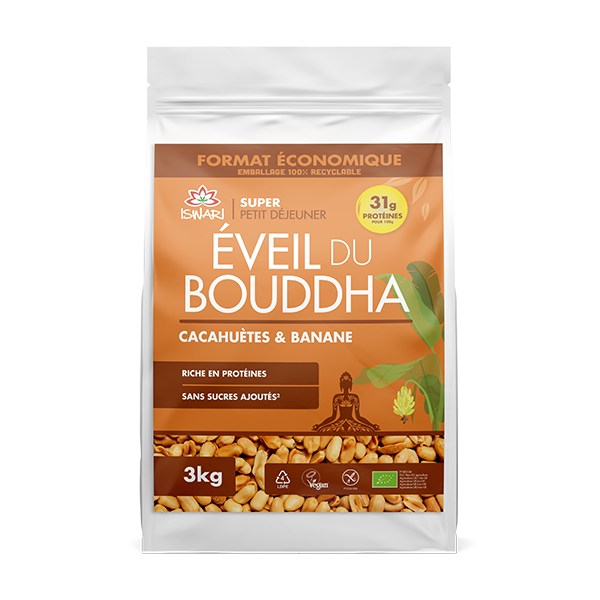Éveil du Bouddha Cacahuètes et Banane 1