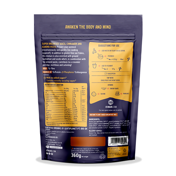 Super Breakfast Maca, Cinnamon and Almond paste 2