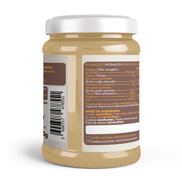 Manteiga de Amendoim Cremosa Bio 2