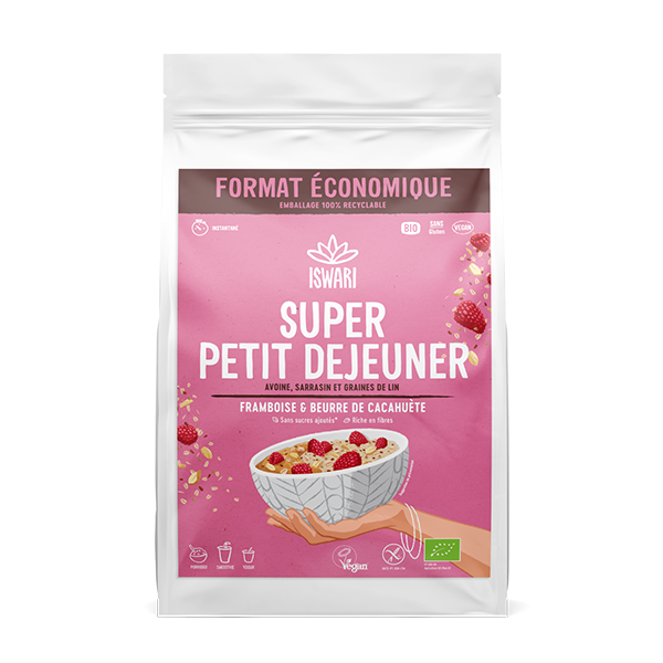 Super Petit Dejeuner Framboise et Beurre de Cacahuète 1