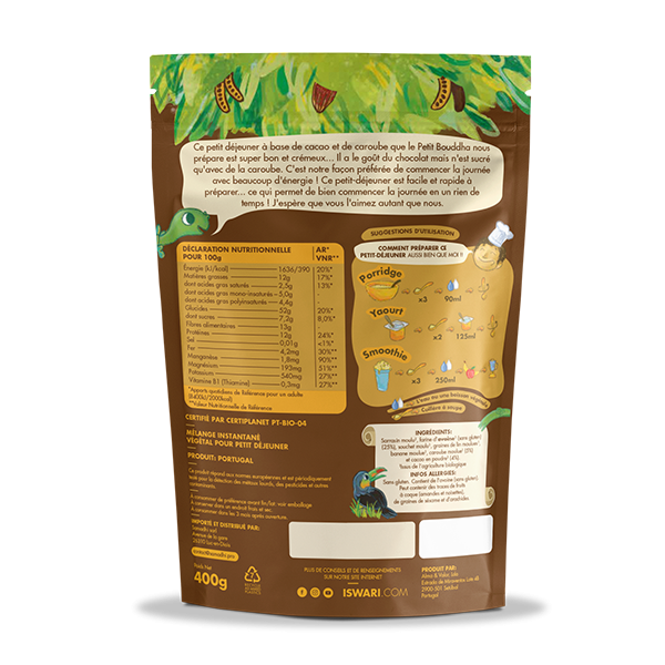 Petit Bouddha Cacao et Caroube 2