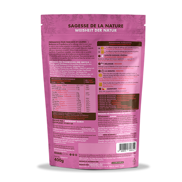 Pancake et Gaufre Mix - Betterave et Framboise 2