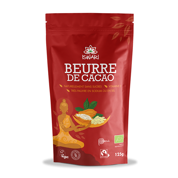 Fournisseur en gros de beurre de cacao biologique (25Kg