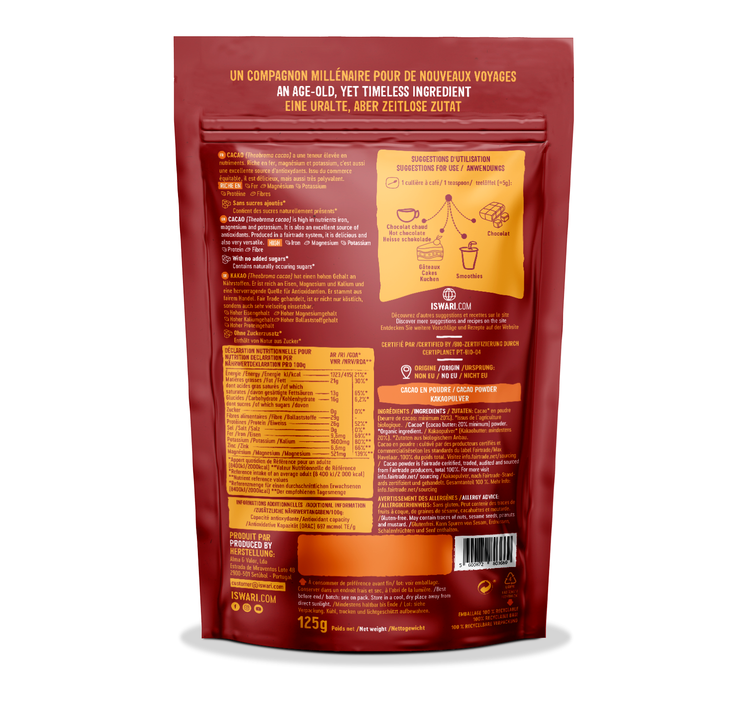 Cacao en Poudre Bio 2