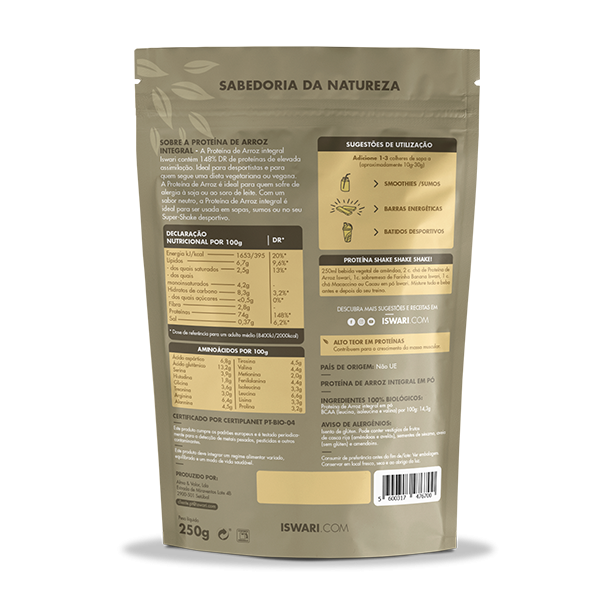 Proteína de Arroz em Pó Bio 2