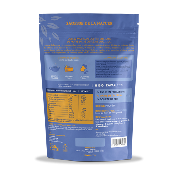 Sucre de Fleurs de Coco en Poudre Bio 2