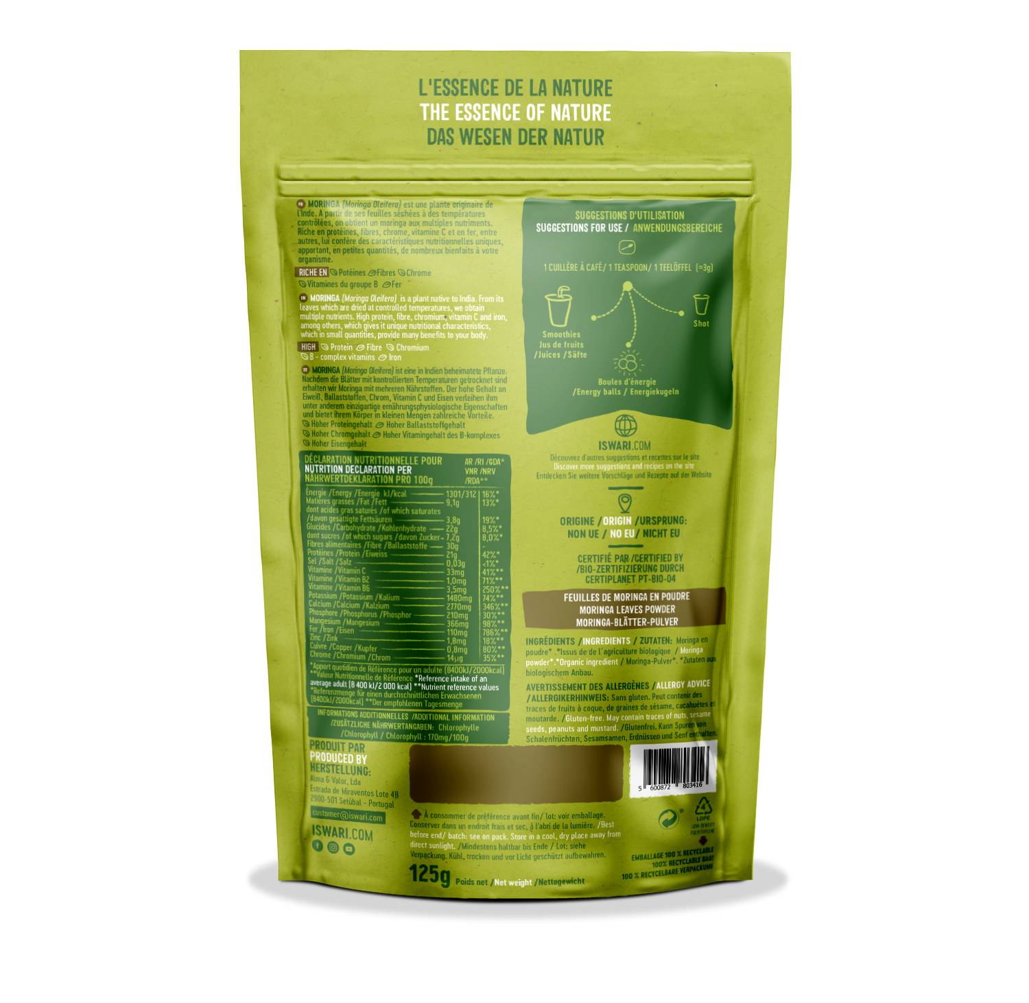 Moringa Pulver Bio 2