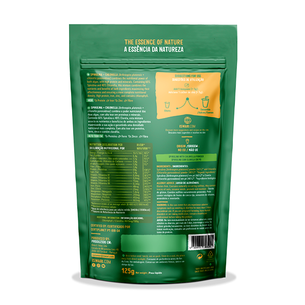 Spirulina + Chlorella en Polvo Bio 2