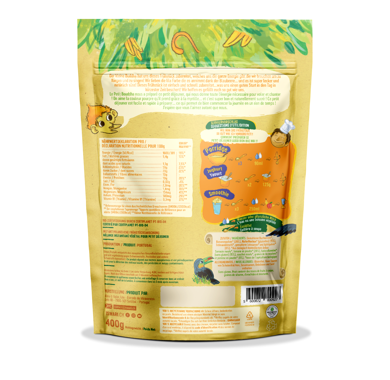 Petit Bouddha Pomme Banane 2