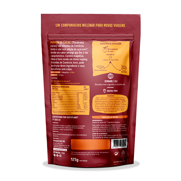 Pepitas de Cacau Cru Bio 2