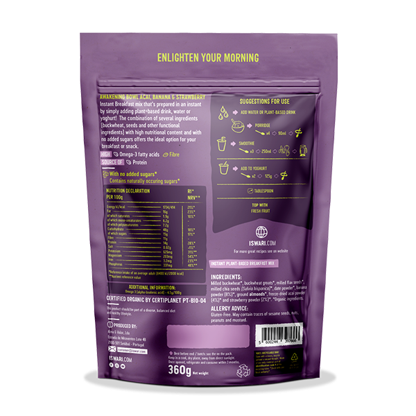 Awakening Bowl Acai, Banana & Strawberry 2