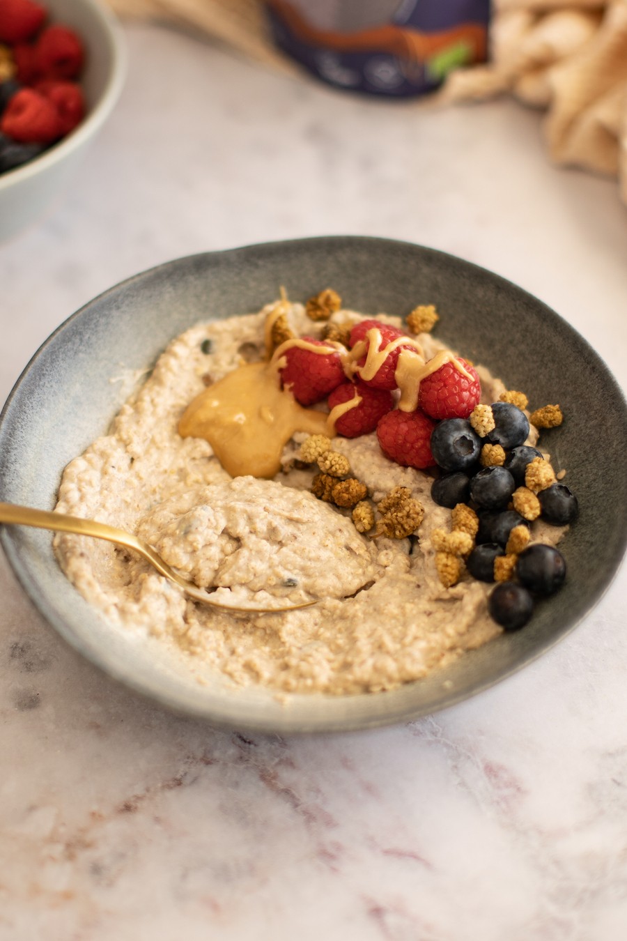 Super Desayuno Pasta de Maca, Canela y Almendras 4