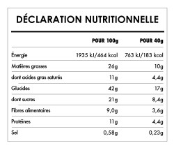 Oat bar Dark Chocolat 6