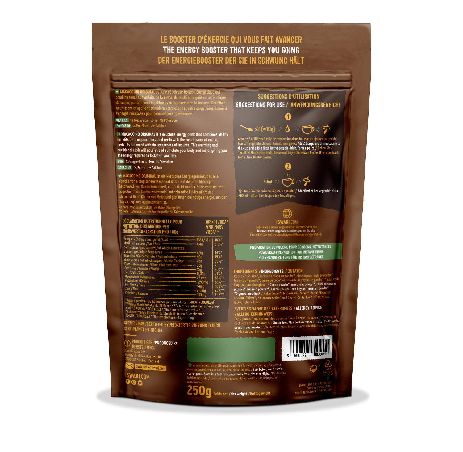 Macaccino Original - Reishi Bio 2